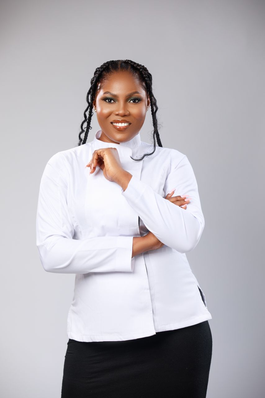 Chef Maamle in her chef whites