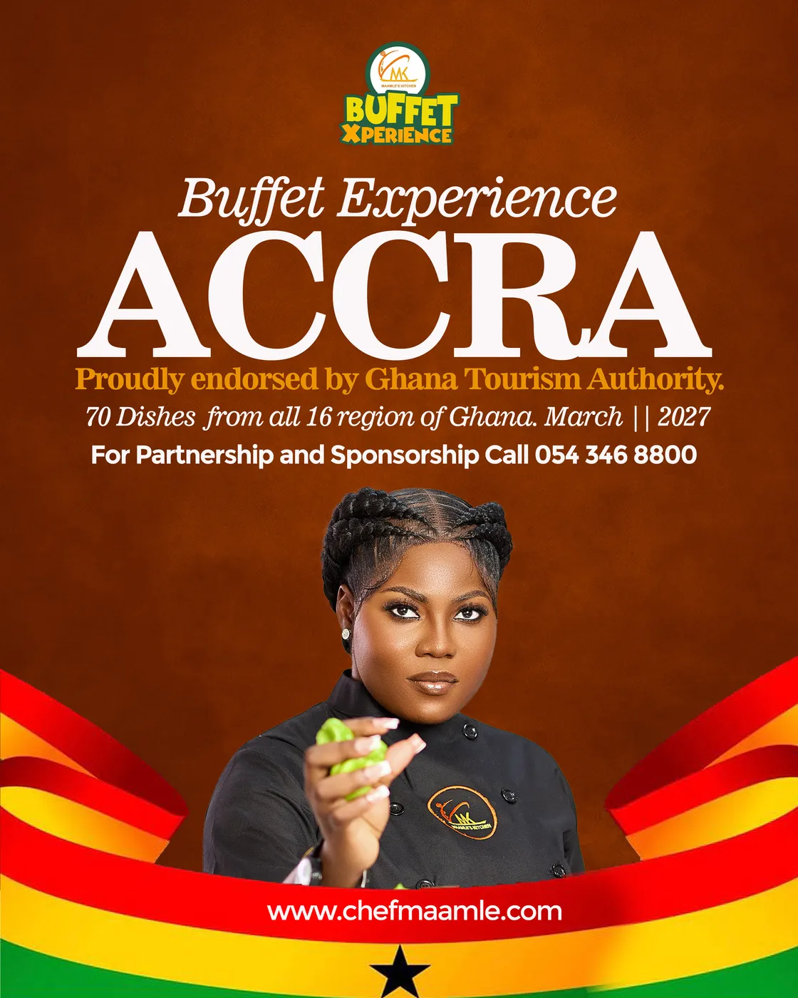 Buffet Experience · Accra flyer